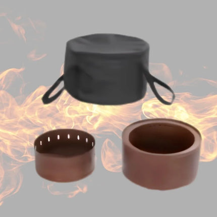 Embra - Brasero sin humo - Acero corten