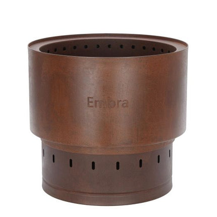 Embra - Smokeless fire bowl - Corten steel