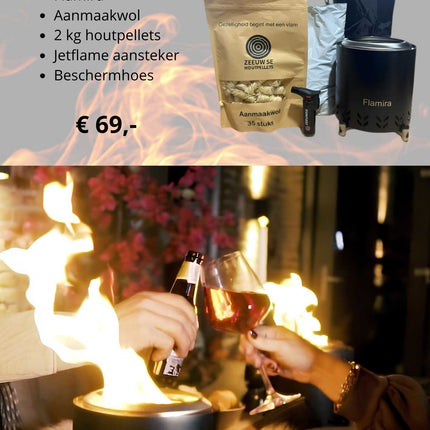 Flamira Bundel - Tafelmodel buitenhaard