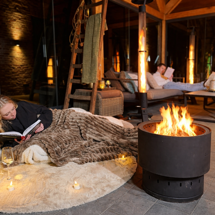 Embra – Rauchfreie Feuerschale – Cortenstahl