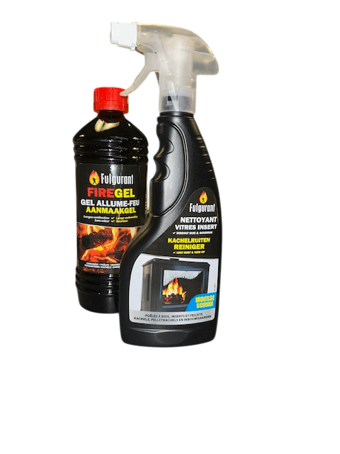 Combideal - Aanmaakgel en Kachelruitenreiniger