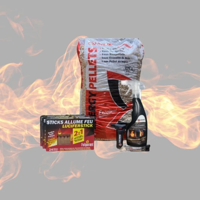 Starter pack for outdoor fireplace - incl. matchsticks